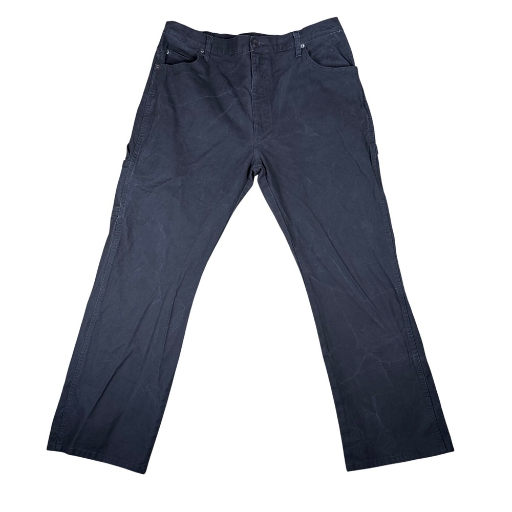 Dickies Mens Black Duck Canvas Carpenter Pants EU1939RBK 38x30 Workwear Skater